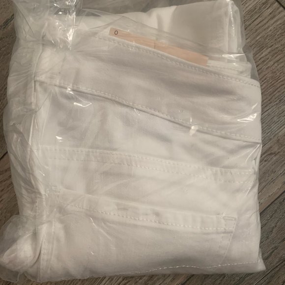 NWT NYDJ WIDE-LEG PEDAL PUSHER OPTIC WHITE 0 - Picture 7 of 7